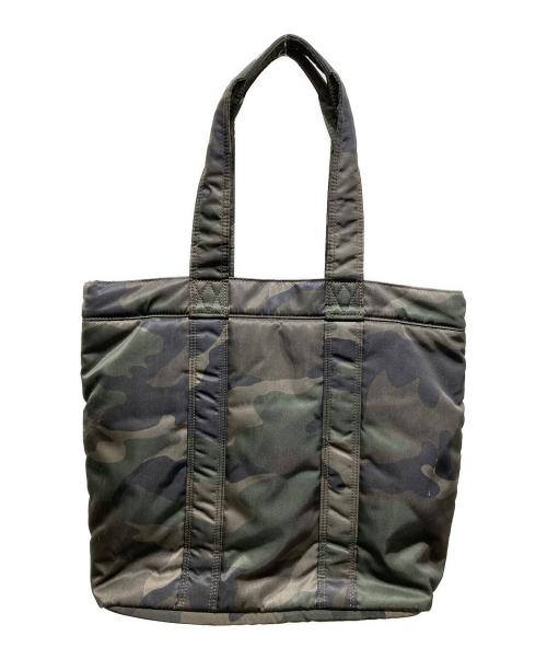PORTER（ポーター）PORTER (ポーター) 迷彩タンカートートバッグ カーキの古着・服飾アイテム