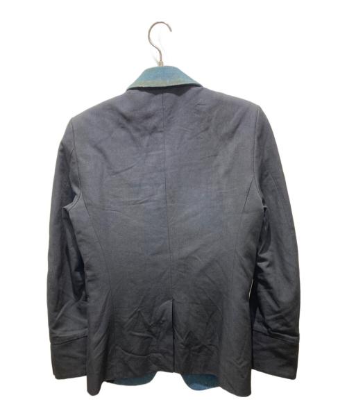 DIESEL（ディーゼル）DIESEL (ディーゼル) ヴィンテージ加工テーラードジャケット ブラック サイズ:Sの古着・服飾アイテム