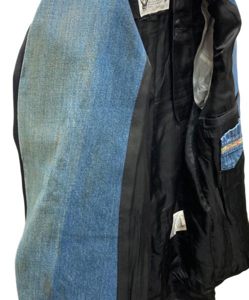 DIESEL（ディーゼル）DIESEL (ディーゼル) ヴィンテージ加工テーラードジャケット ブラック サイズ:Sの古着・服飾アイテム