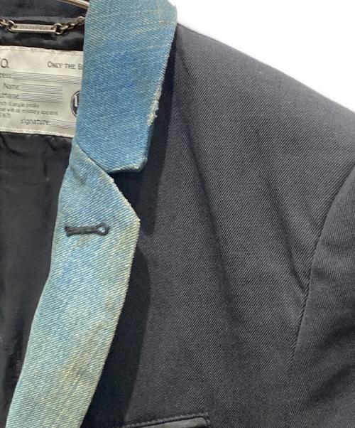 DIESEL（ディーゼル）DIESEL (ディーゼル) ヴィンテージ加工テーラードジャケット ブラック サイズ:Sの古着・服飾アイテム
