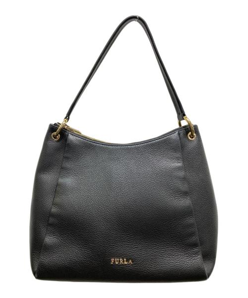 FURLA（フルラ）FURLA (フルラ) 2WAYハンドバッグ ブラックの古着・服飾アイテム