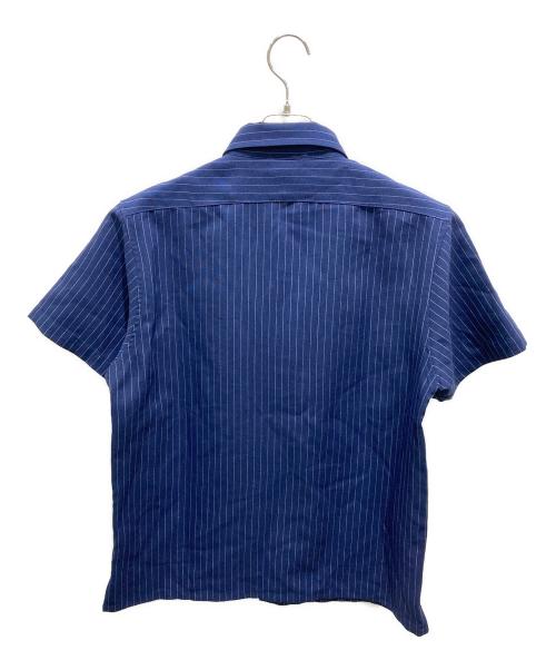 CRIMIE（クライミー）CRIMIE (クライミー) ストライプシャツ ネイビー サイズ:Lの古着・服飾アイテム