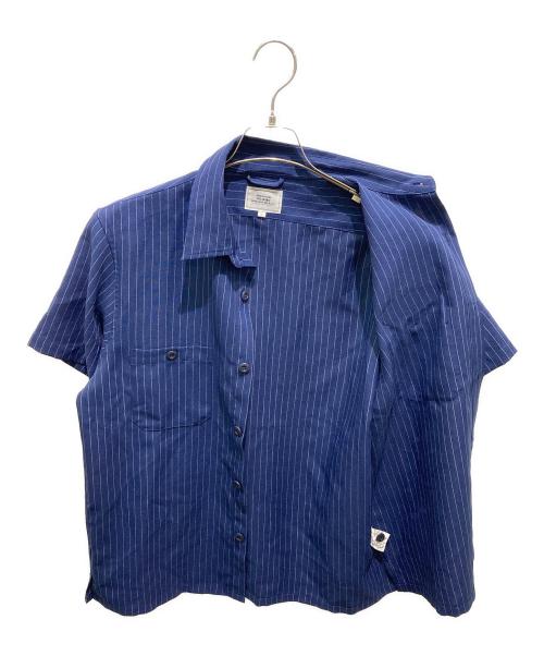 CRIMIE（クライミー）CRIMIE (クライミー) ストライプシャツ ネイビー サイズ:Lの古着・服飾アイテム