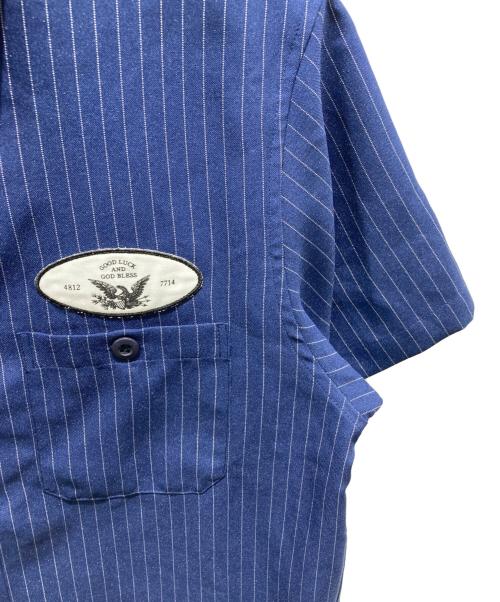 CRIMIE（クライミー）CRIMIE (クライミー) ストライプシャツ ネイビー サイズ:Lの古着・服飾アイテム