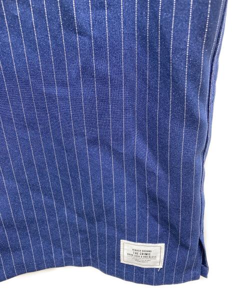 CRIMIE（クライミー）CRIMIE (クライミー) ストライプシャツ ネイビー サイズ:Lの古着・服飾アイテム