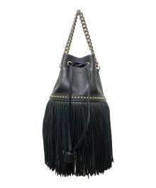 J&M DAVIDSON（ジェイ＆エム デヴィッドソン）の古着「FRINGE CARNIVAL M」｜ブラック