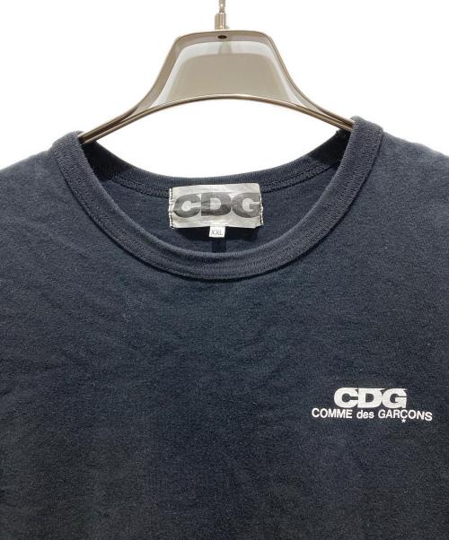 CDG（シーディージー）CDG (シーディージー) 半袖Tシャツ　SZ-T029　19AW ブラック サイズ:XXLの古着・服飾アイテム
