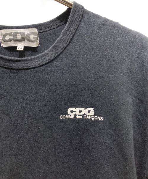 CDG（シーディージー）CDG (シーディージー) 半袖Tシャツ　SZ-T029　19AW ブラック サイズ:XXLの古着・服飾アイテム