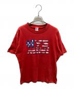 HYSTERIC MINIヒステリックミニ）の古着「プリントTシャツ」｜レッド