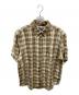 Eddie Bauer（エディーバウアー）の古着「リネンチェックBDシャツ」｜オリーブ