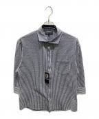 MICHEL KLEIN HOMMEミッシェルクラン オム）の古着「ストライプシャツ」｜ブルー