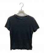 Y'sワイズ）の古着「半袖ニット」｜ブラック