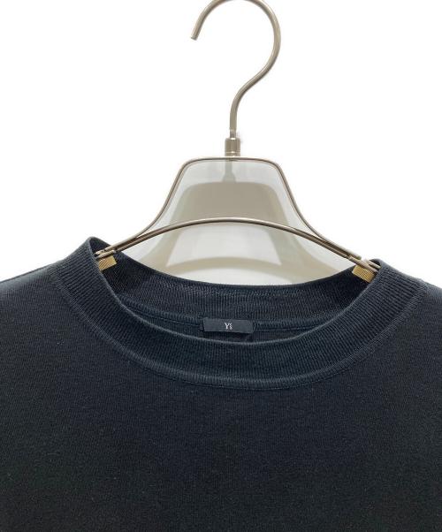 Y's（ワイズ）Y's (ワイズ) 半袖ニット ブラック サイズ:記載無しの為実寸参照の古着・服飾アイテム