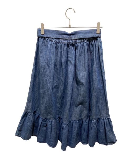 Kate Spade（ケイトスペード）Kate Spade (ケイトスペード) デニム ミディ スカート インディゴ サイズ:Sの古着・服飾アイテム
