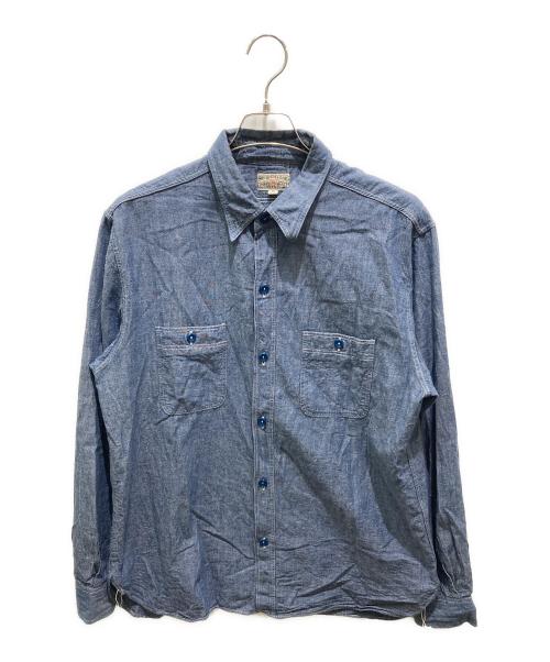 BUZZ RICKSON'S（バズリクソンズ）BUZZ RICKSON'S (バズリクソンズ) シャンブレーシャツ インディゴ サイズ:17-17 1/2の古着・服飾アイテム