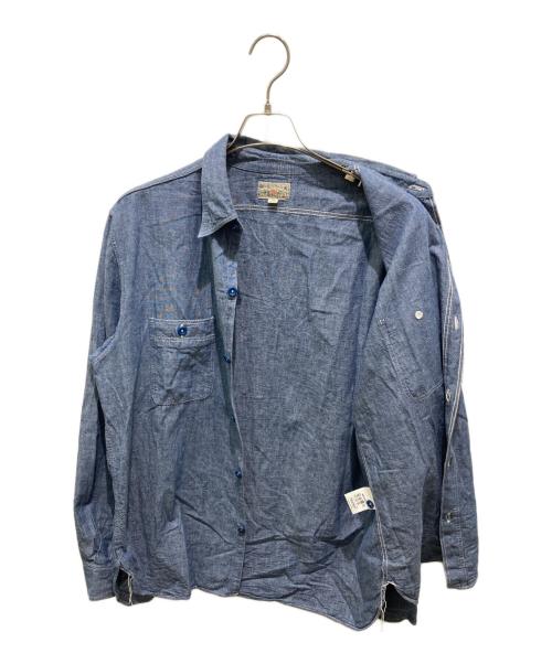 BUZZ RICKSON'S（バズリクソンズ）BUZZ RICKSON'S (バズリクソンズ) シャンブレーシャツ インディゴ サイズ:17-17 1/2の古着・服飾アイテム