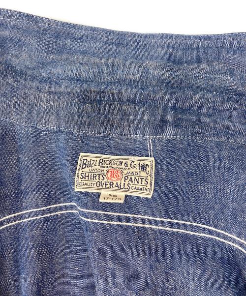 BUZZ RICKSON'S（バズリクソンズ）BUZZ RICKSON'S (バズリクソンズ) シャンブレーシャツ インディゴ サイズ:17-17 1/2の古着・服飾アイテム