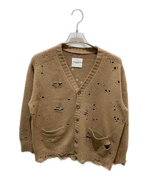 TAKAHIROMIYASHITA TheSoloIst.（タカヒロミヤシタ ザソロイスト）TAKAHIROMIYASHITA TheSoloIst. (タカヒロミヤシタ ザソロイスト) grunge Knit cardigan ブラウン サイズ:44の古着・服飾アイテム