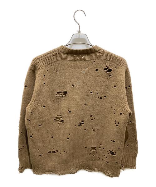 TAKAHIROMIYASHITA TheSoloIst.（タカヒロミヤシタ ザソロイスト）TAKAHIROMIYASHITA TheSoloIst. (タカヒロミヤシタ ザソロイスト) grunge Knit cardigan ブラウン サイズ:44の古着・服飾アイテム