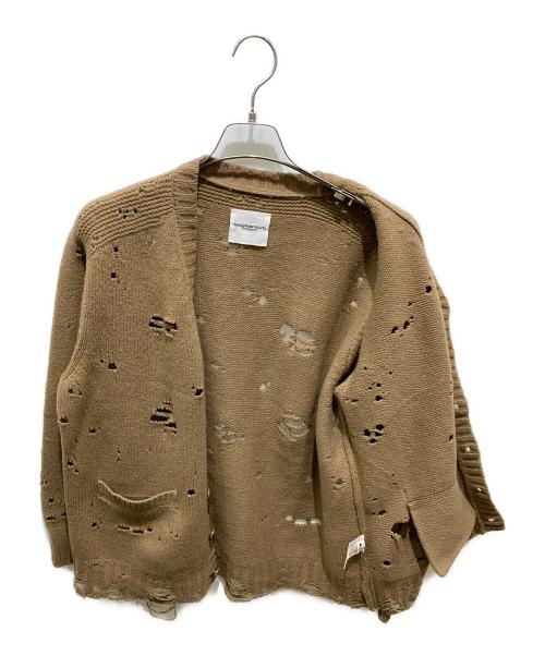 TAKAHIROMIYASHITA TheSoloIst.（タカヒロミヤシタ ザソロイスト）TAKAHIROMIYASHITA TheSoloIst. (タカヒロミヤシタ ザソロイスト) grunge Knit cardigan ブラウン サイズ:44の古着・服飾アイテム