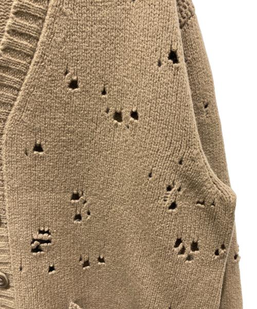 TAKAHIROMIYASHITA TheSoloIst.（タカヒロミヤシタ ザソロイスト）TAKAHIROMIYASHITA TheSoloIst. (タカヒロミヤシタ ザソロイスト) grunge Knit cardigan ブラウン サイズ:44の古着・服飾アイテム