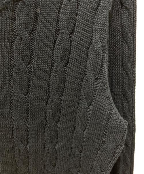 Kamakura Shirts（カマクラシャツ）Kamakura Shirts (カマクラシャツ) ケーブルニット ネイビー サイズ:48の古着・服飾アイテム