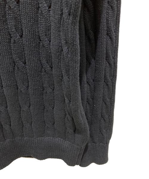 Kamakura Shirts（カマクラシャツ）Kamakura Shirts (カマクラシャツ) ケーブルニット ネイビー サイズ:48の古着・服飾アイテム