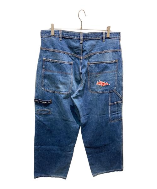TRIBAL STREET WEAR（トライバル）TRIBAL STREET WEAR (トライバル) バギーペインターデニムパンツ インディゴ サイズ:38の古着・服飾アイテム