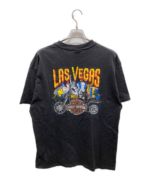 HARLEY-DAVIDSON（ハーレーダビッドソン）HARLEY-DAVIDSON (ハーレーダビッドソン) プリントTシャツ ブラック サイズ:XLの古着・服飾アイテム
