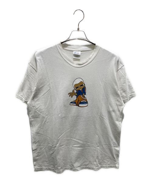 PORT and COMPANY（ポート アンド カンパニー）PORT and COMPANY (ポート アンド カンパニー) プリントTシャツ ホワイト サイズ:Lの古着・服飾アイテム