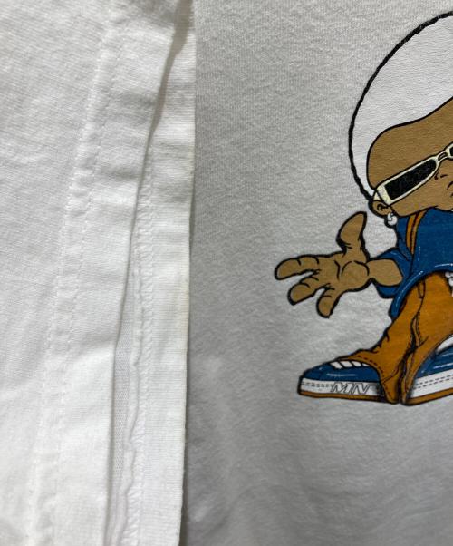 PORT and COMPANY（ポート アンド カンパニー）PORT and COMPANY (ポート アンド カンパニー) プリントTシャツ ホワイト サイズ:Lの古着・服飾アイテム