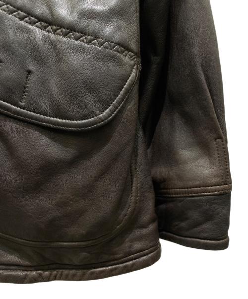 HARRY&MOORE（ハリー＆ムーア）HARRY&MOORE (ハリー＆ムーア) レザージャケット ブラウン サイズ:48の古着・服飾アイテム
