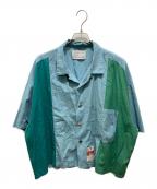 juvenile hall rollcallジュヴェナイルホールロールコール）の古着「オープンカラーシャツ」｜ブルー