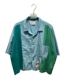 juvenile hall rollcall（ジュヴェナイルホールロールコール）の古着「オープンカラーシャツ」｜ブルー