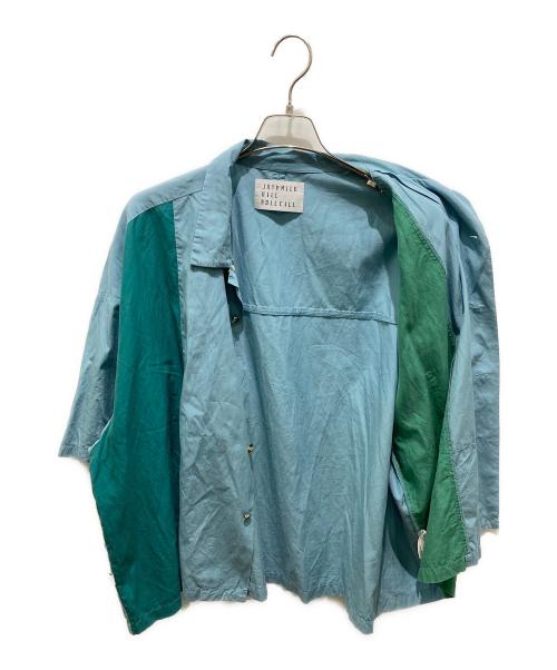 juvenile hall rollcall（ジュヴェナイルホールロールコール）juvenile hall rollcall (ジュヴェナイルホールロールコール) オープンカラーシャツ ブルー サイズ:FITS ALLの古着・服飾アイテム