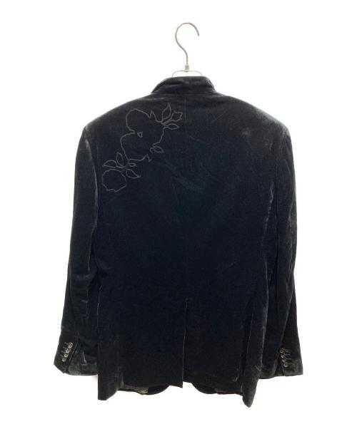 JIL SANDER（ジルサンダー）JIL SANDER (ジルサンダー) ベロア1Bジャケット ブラック サイズ:48の古着・服飾アイテム