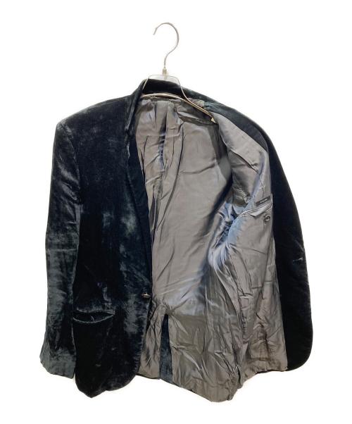 JIL SANDER（ジルサンダー）JIL SANDER (ジルサンダー) ベロア1Bジャケット ブラック サイズ:48の古着・服飾アイテム