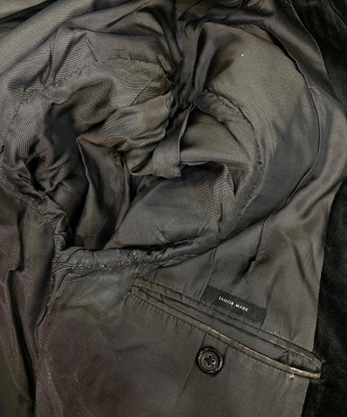 JIL SANDER（ジルサンダー）JIL SANDER (ジルサンダー) ベロア1Bジャケット ブラック サイズ:48の古着・服飾アイテム