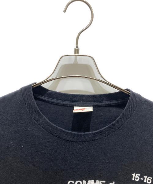 COMME des GARCONS SHIRT（コムデギャルソンシャツ）COMME des GARCONS SHIRT (コムデギャルソンシャツ) SUPREME (シュプリーム) 15AWロングスリーブカットソー ブラック サイズ:Mの古着・服飾アイテム