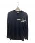 COMME des GARCONS SHIRT（コムデギャルソンシャツ）の古着「15AWロングスリーブカットソー」｜ブラック