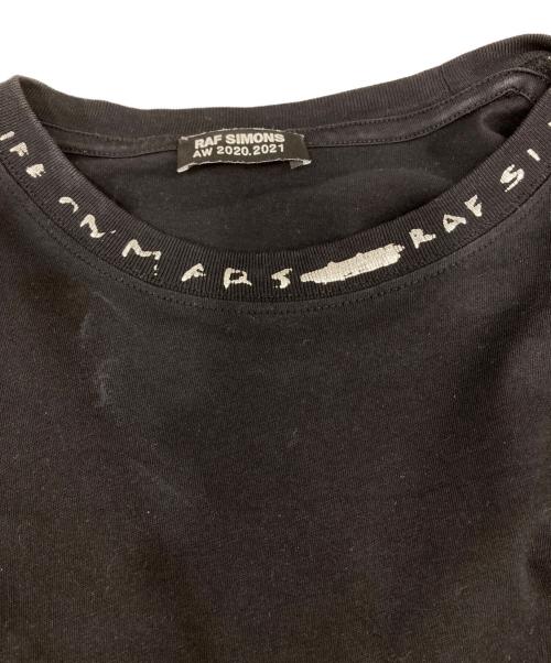 RAF SIMONS（ラフシモンズ）RAF SIMONS (ラフシモンズ) BIG-FIT T-SHIRT ブラック サイズ:Ｓの古着・服飾アイテム