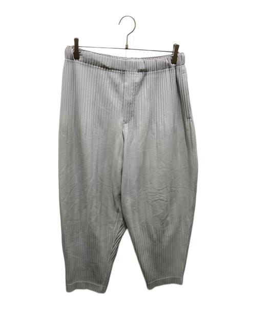 HOMME PLISSE ISSEY MIYAKE（オム プリッセ イッセイ ミヤケ）HOMME PLISSE ISSEY MIYAKE (オム プリッセ イッセイ ミヤケ) プリーツパンツ グレー サイズ:2の古着・服飾アイテム