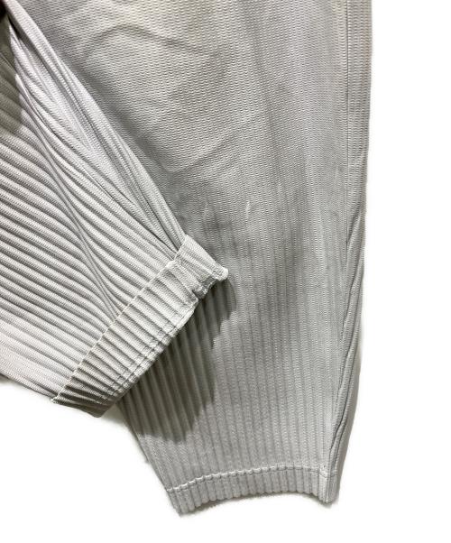 HOMME PLISSE ISSEY MIYAKE（オム プリッセ イッセイ ミヤケ）HOMME PLISSE ISSEY MIYAKE (オム プリッセ イッセイ ミヤケ) プリーツパンツ グレー サイズ:2の古着・服飾アイテム