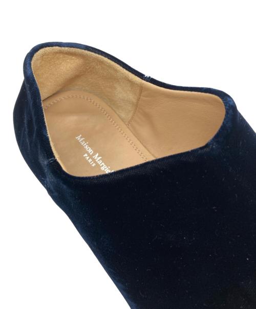 Maison Margiela（メゾンマルジェラ）Maison Margiela (メゾンマルジェラ) ベロアバブーシュ ネイビー サイズ:40の古着・服飾アイテム
