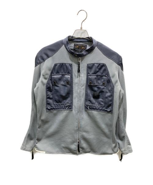 Max Fritz（マックスフリッツ(9)）Max Fritz (マックスフリッツ(9)) プロテクトメッシュシャツ グレー サイズ:50の古着・服飾アイテム