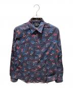 PAUL SMITHポールスミス）の古着「総柄シャツ」｜ネイビー