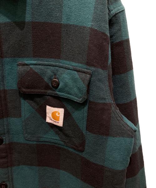 Carhartt WIP（カーハート ワークインプログレス）Carhartt WIP (カーハート ワークインプログレス) MERTON SHIRT JAC グリーン サイズ:Ⅼの古着・服飾アイテム