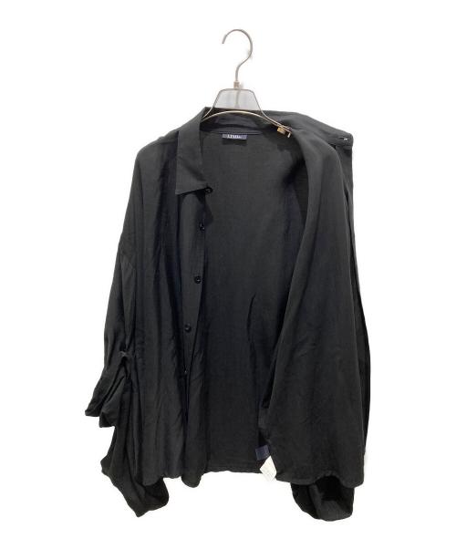 LIMI feu（リミフゥ）LIMI feu (リミフゥ) 袖デザインシャツ ブラック サイズ:Sの古着・服飾アイテム