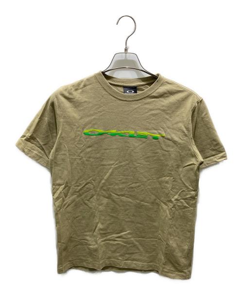 OAKLEY（オークリー）OAKLEY (オークリー) ロゴプリントTシャツ ベージュ サイズ:Sの古着・服飾アイテム