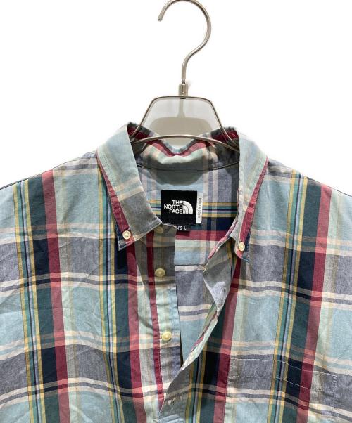THE NORTH FACE（ザ ノース フェイス）THE NORTH FACE (ザ ノース フェイス) 半袖シャツ マルチカラー サイズ:Lの古着・服飾アイテム